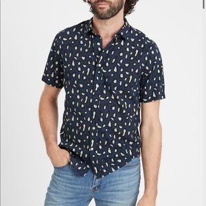 NWT Banana Republic Slim Short Sleeve Shirt